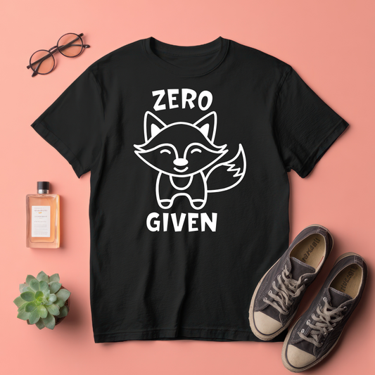 FUNNY T-SHIRT | ZERO GIVEN