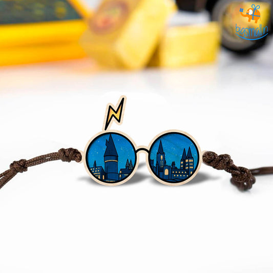 Hogwarts Wooden Rakhi
