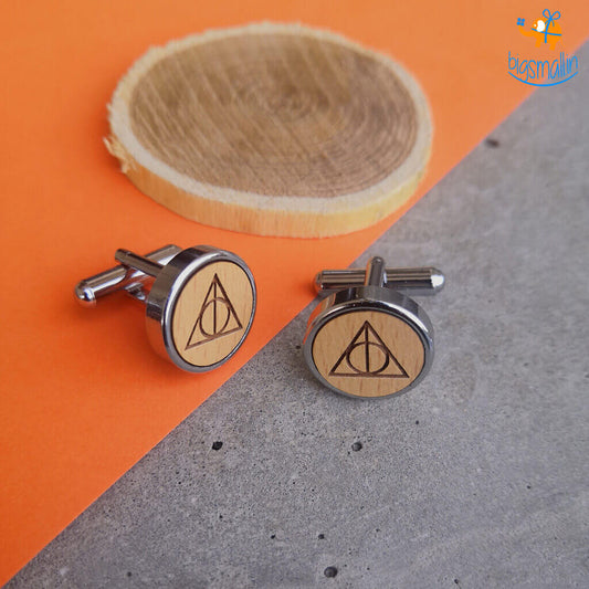 Harry Potter Wooden Cufflinks