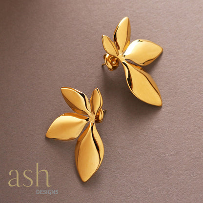 Luna Petal Studs