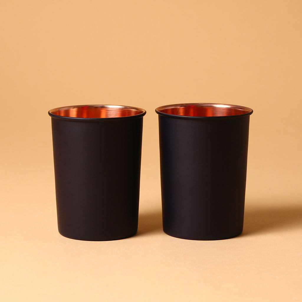 Elixir Copper Bottle With Glass