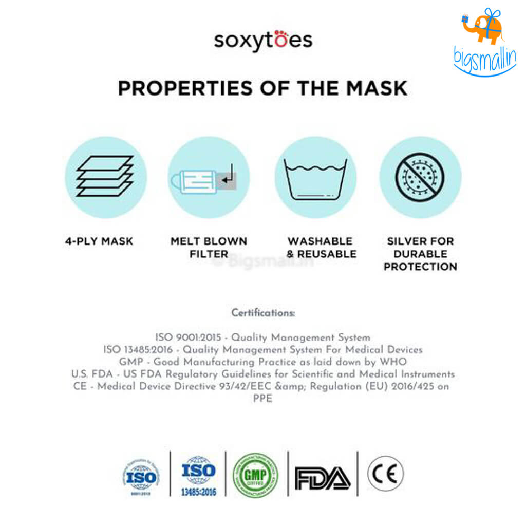 Shatter Print Cotton Mask With Filter
